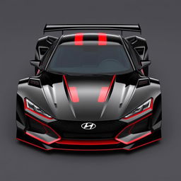 A transformed 2021 Hyundai HB20 designed as a hyper-sport car