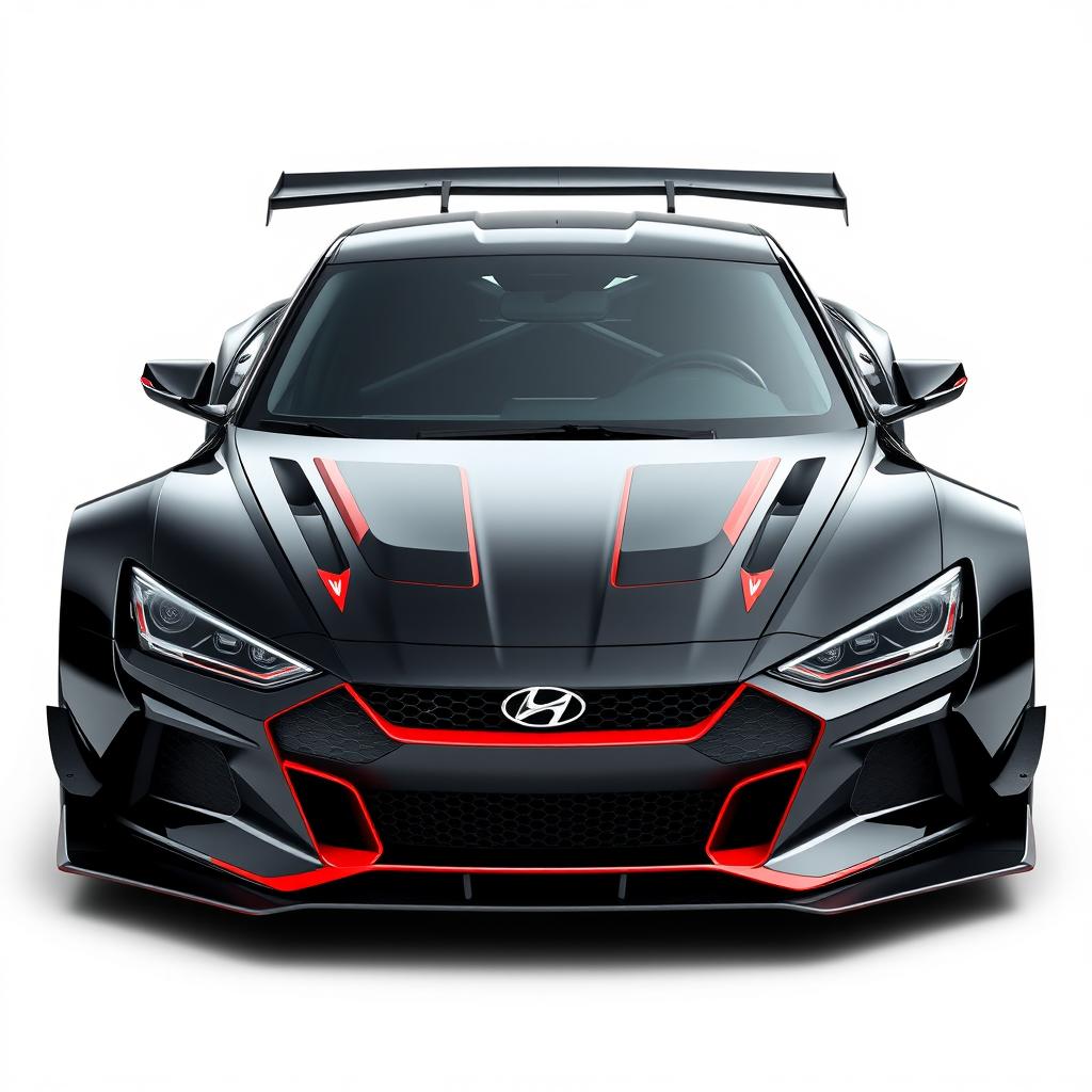 A transformed 2021 Hyundai HB20 designed as a hyper-sport car