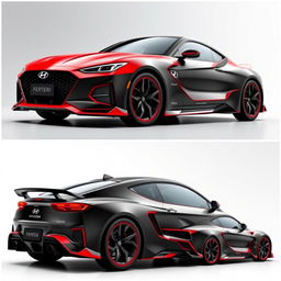 A transformed Hyundai HB20 2021, reimagined as a super sports car