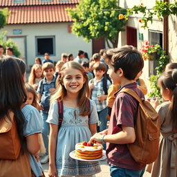 In a nostalgic depiction of two small villages, Amarela and Diamante, set in September 1982, students are joyfully entering their schools, beaming with excitement and happiness as they look forward to making new friends and reuniting with familiar faces