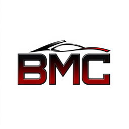 A modern and innovative logo design for 'BMC', a new car brand