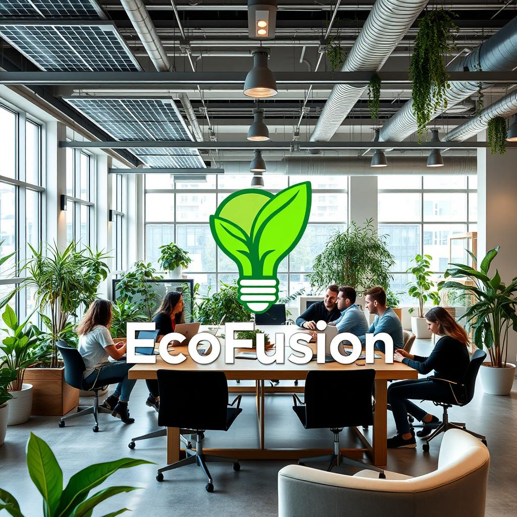 A innovative startup company focused on providing eco-friendly products and services