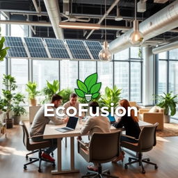 A innovative startup company focused on providing eco-friendly products and services