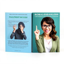 A clean and modern book cover design aimed at attracting individuals seeking to enhance their communication skills, increase their influence, and build deeper personal and professional connections