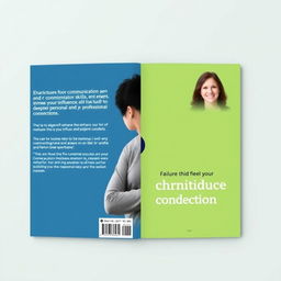 A clean and modern book cover design aimed at attracting individuals seeking to enhance their communication skills, increase their influence, and build deeper personal and professional connections