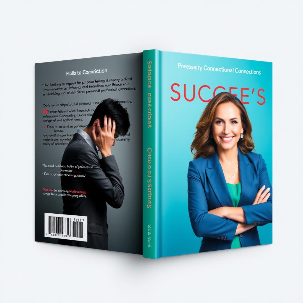 A clean and modern book cover design aimed at attracting individuals seeking to improve their communication skills, enhance their influence, and establish deeper personal and professional connections