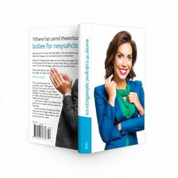 A clean and modern book cover design aimed at attracting individuals seeking to improve their communication skills, enhance their influence, and establish deeper personal and professional connections