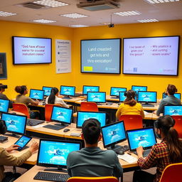 A digital learning environment showcasing a virtual classroom for a VID (Virtual Instructor Demonstration) online provisional examination class