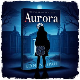 A captivating book cover representing the mystery surrounding the murder of Aurora, a young girl