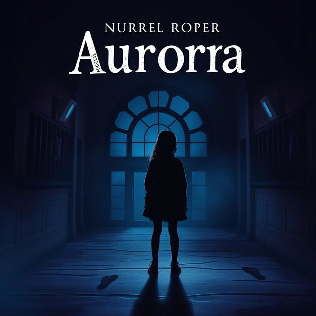 A captivating book cover representing the mystery surrounding the murder of Aurora, a young girl