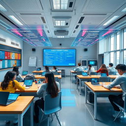 A futuristic classroom for a virtual provisional examination, utilizing Internet of Things (IoT) technology