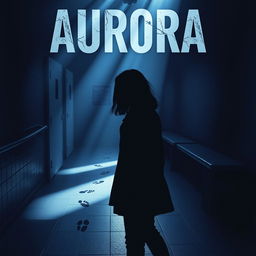 A visually intriguing book cover that embodies the mystery of the murder of Aurora, a young girl