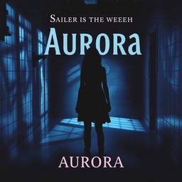 A visually intriguing book cover that embodies the mystery of the murder of Aurora, a young girl