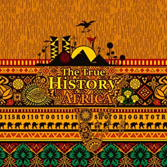 Cover design for a book titled 'The True History of Africa' in Menga style, featuring rich, vibrant colors and intricate patterns that reflect the diverse cultures of Africa