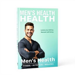 A book cover design focusing on men's health