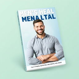 A book cover design focusing on men's health