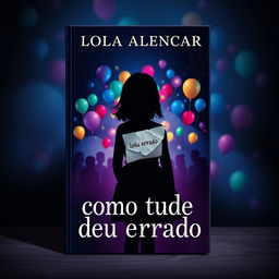 A book cover design for 'Como Tudo Deu Errado'