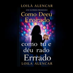 A book cover design for 'Como Tudo Deu Errado'