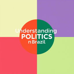 A clean and modern book cover design focused on the theme of politics in Brazil