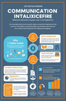 A visually appealing infographic showcasing effective communication strategies for personal interaction in the digital era