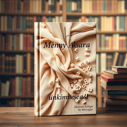 A book cover for a poetry anthology titled 'Menyulam Aksara'