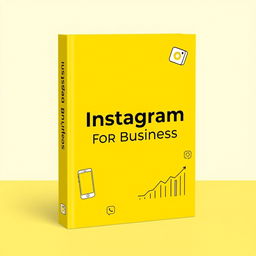 A professional cover design for a business training module titled 'Instagram for Business