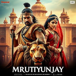 A cinematic fantasy film poster titled 'MRUTYUNJAY'