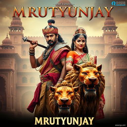 A cinematic fantasy film poster titled 'MRUTYUNJAY'