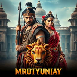 A cinematic fantasy film poster titled 'MRUTYUNJAY'