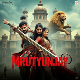 A cinematic fantasy film poster titled 'MRUTYUNJAY'