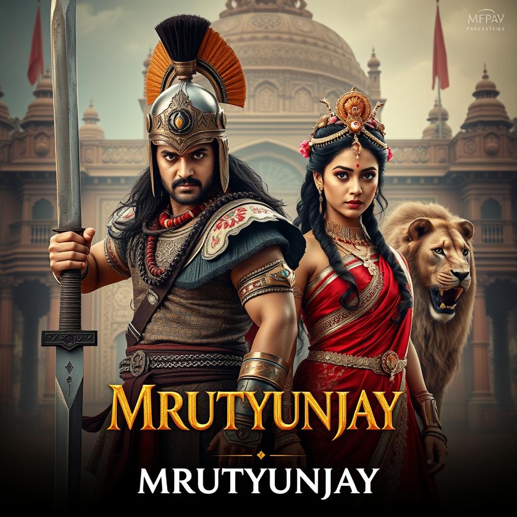 A cinematic fantasy film poster titled 'MRUTYUNJAY'