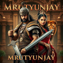 A cinematic fantasy film poster titled 'MRUTYUNJAY'