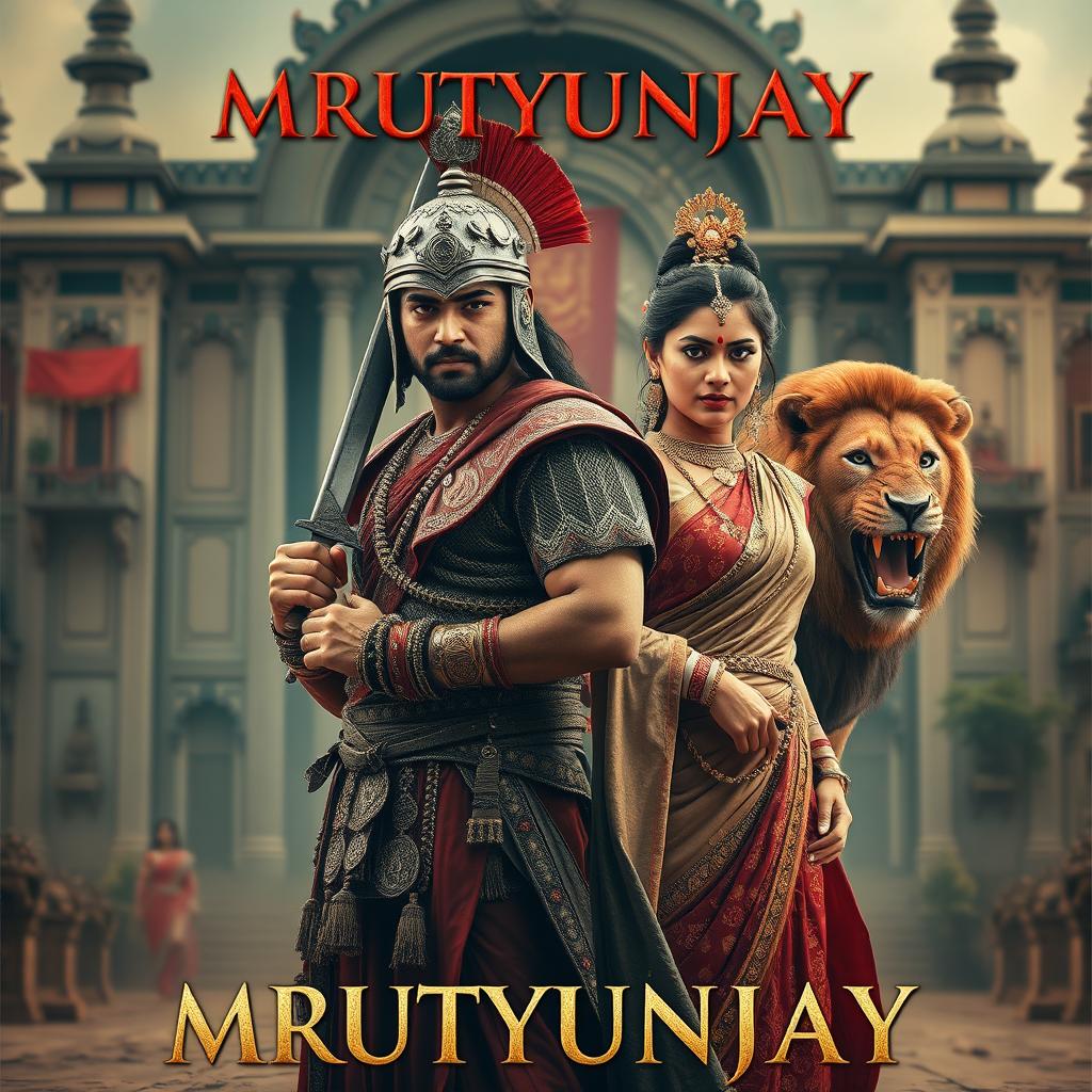 A cinematic fantasy film poster titled 'MRUTYUNJAY'