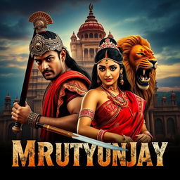 A cinematic fantasy film poster titled 'MRUTYUNJAY'