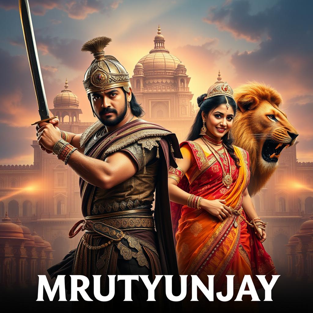 A cinematic fantasy film poster titled 'MRUTYUNJAY'