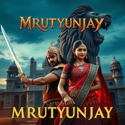 A cinematic fantasy film poster titled 'MRUTYUNJAY'