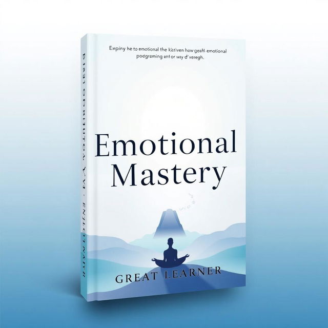 Create a visually captivating book cover for *'Emotional Mastery'* by *Great Learner*