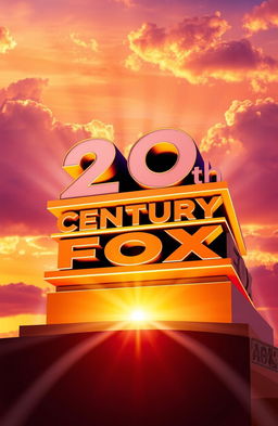 The iconic logo of 20th Century Fox, featuring a large, bold, Art Deco-style text that reads '20th Century Fox'