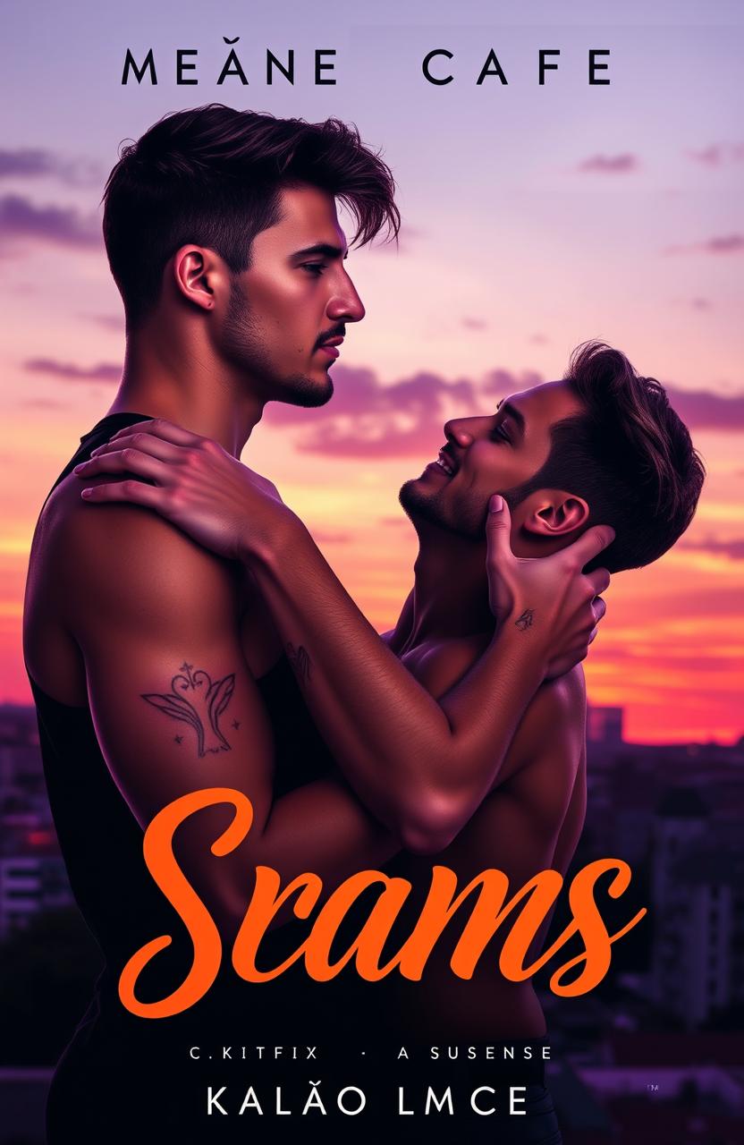 A cover for a gay fanfiction titled 'Scars'