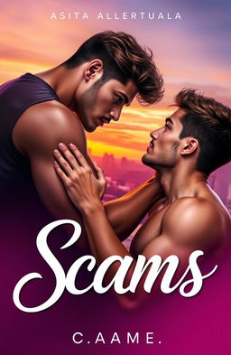 A cover for a gay fanfiction titled 'Scars'