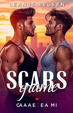 A cover for a gay fanfiction titled 'Scars'