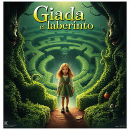 A captivating movie poster for the film titled 'Giada y el laberinto'