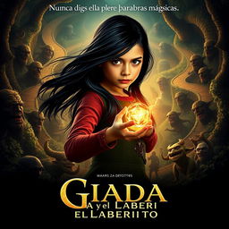 A stunning movie poster for 'Giada y el Laberinto'