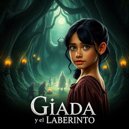 Un cautivador cartel de cine para la película titulada 'Giada y el Laberinto'