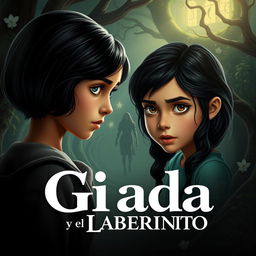 Un cautivador cartel de cine para la película titulada 'Giada y el Laberinto'