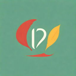 Create a logo for Fernando Peñalver School's 112th anniversary featuring a vibrant red quill intertwined with the number '112', against a gradient background transitioning from light green to yellow, symbolizing growth, vitality, and literary heritage.