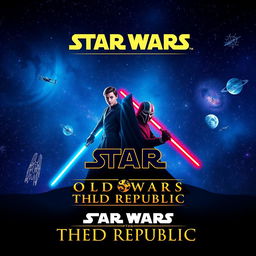 An engaging YouTube thumbnail inspired by 'STAR WARS The Old Republic'