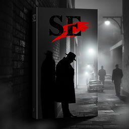 A striking book cover for a novel simply titled 'SE', centered around the mafia theme