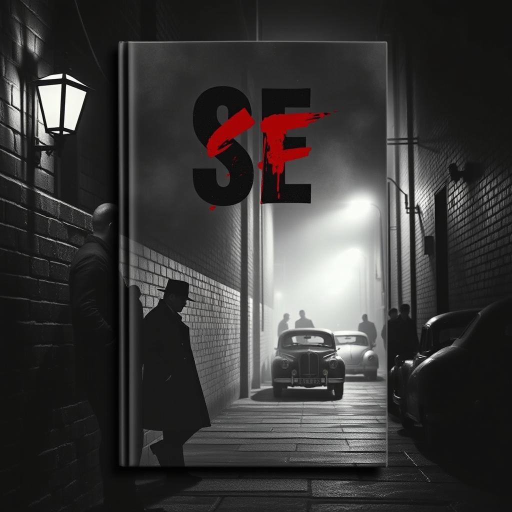 A striking book cover for a novel simply titled 'SE', centered around the mafia theme