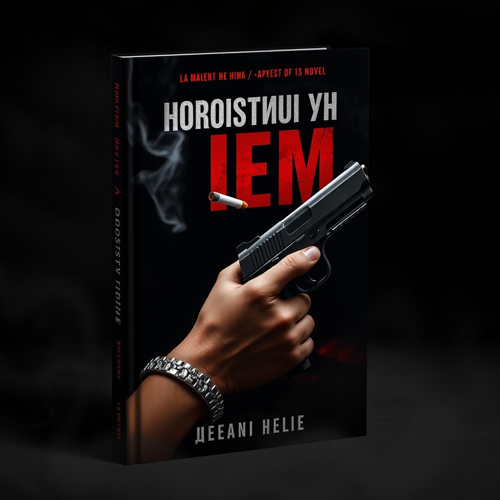 An intriguing book cover for 'Корыстный Джим', an 18+ mafia-themed novel